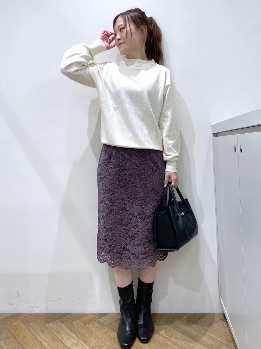 Junさんの「index｜ノーカラーショートコート」を使ったコーディネート