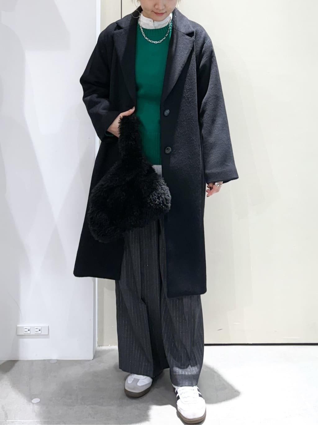 sayaさんの「OPAQUE.CLIP｜カシミヤブレンドウールチェスターコート」を使ったコーディネート