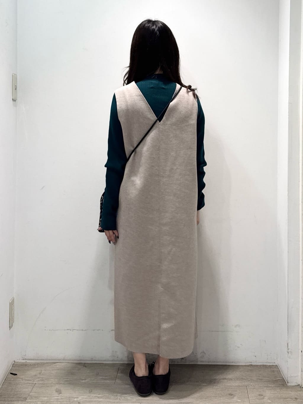 yuicciさんの「OPAQUE.CLIP｜ウールライクジャンパードレス【洗濯機洗い可】」を使ったコーディネート