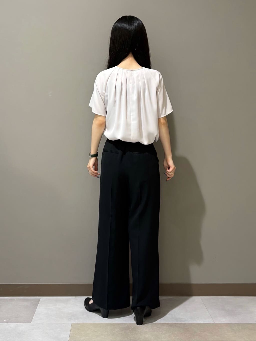 KEIKOさんの「INDIVI｜【洗える／セットアップ可能】凹凸ストレッチ素材ダブルジャケット」を使ったコーディネート