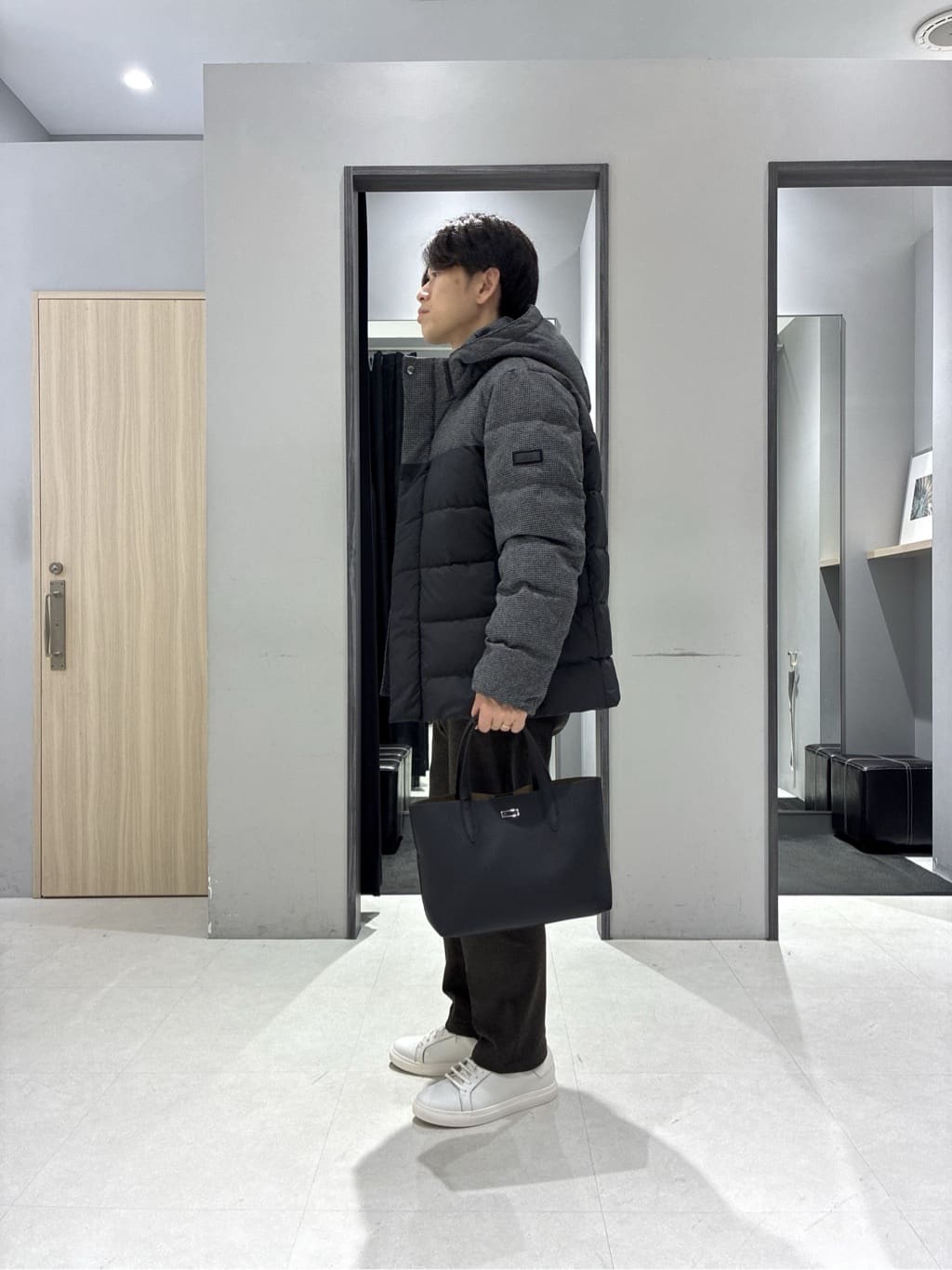わいずみさんの「TAKEO KIKUCHI｜カラーコンビ ダウンブルゾン」を使ったコーディネート