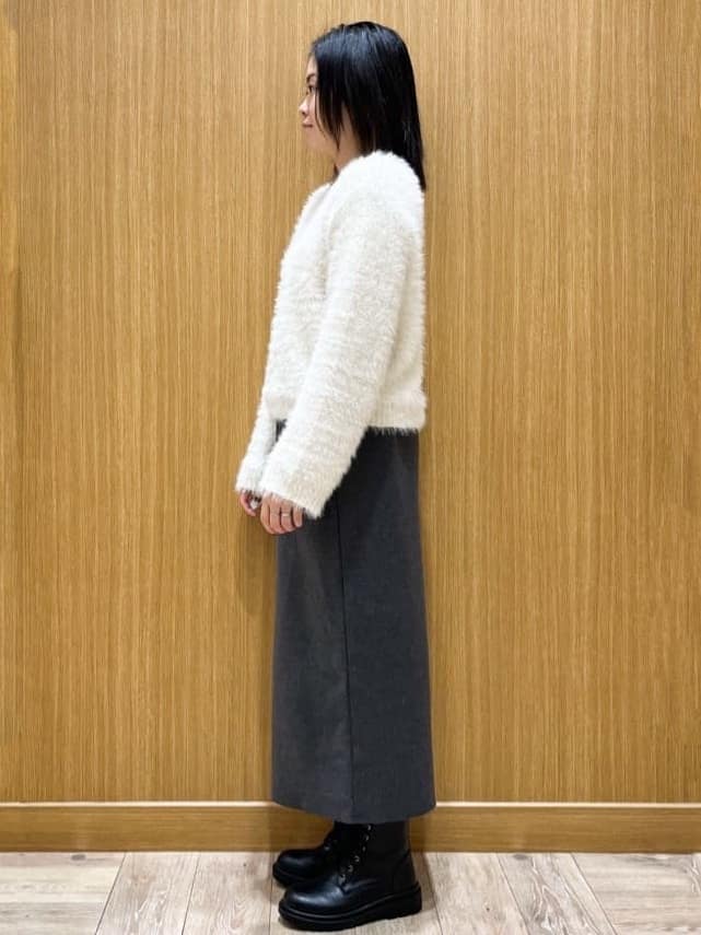 aさんの「OPAQUE.CLIP｜ラメシャギーニット【洗濯機OK】」を使ったコーディネート