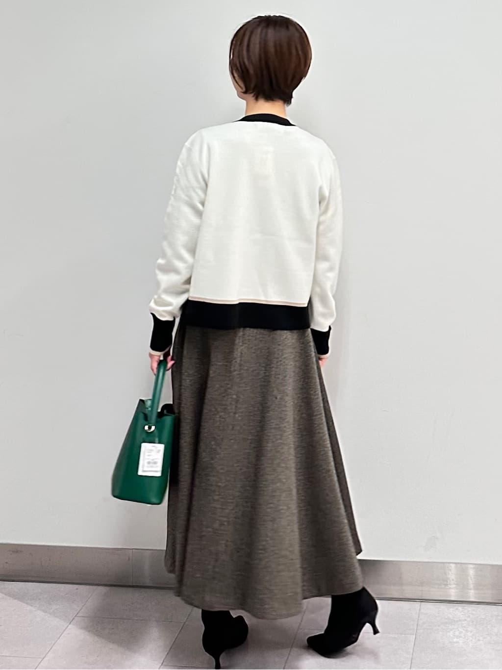 みなこさんの「UNTITLED｜【着丈短め/柔らかな質感】ラムレザージャケット」を使ったコーディネート