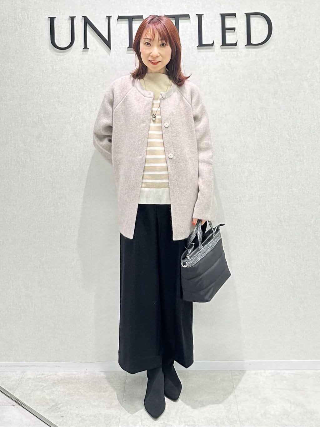 Miwaさんの「UNTITLED｜【洗える】モックネックミラノリブニット」を使ったコーディネート