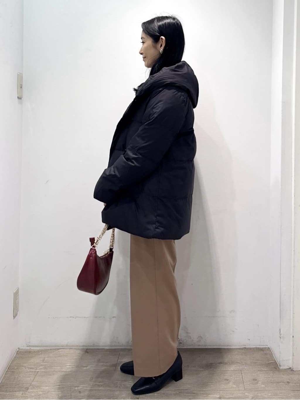 yuicciさんの「OPAQUE.CLIP｜ウォームタッチ イージーワイドパンツ【洗濯機洗OK／ストレッチ】≪SS～LL≫」を使ったコーディネート