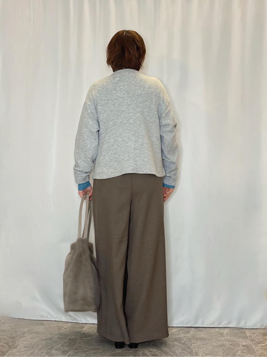 たみさんの「SHOO･LA･RUE｜【着丈選べる/S-LL】スタイルアップが叶う ベルト付きワイドパンツ」を使ったコーディネート