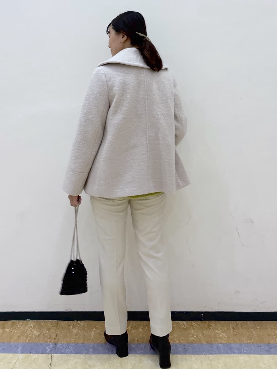 akariさんの「index｜ハイネックパフニット【洗濯機OK】」を使ったコーディネート