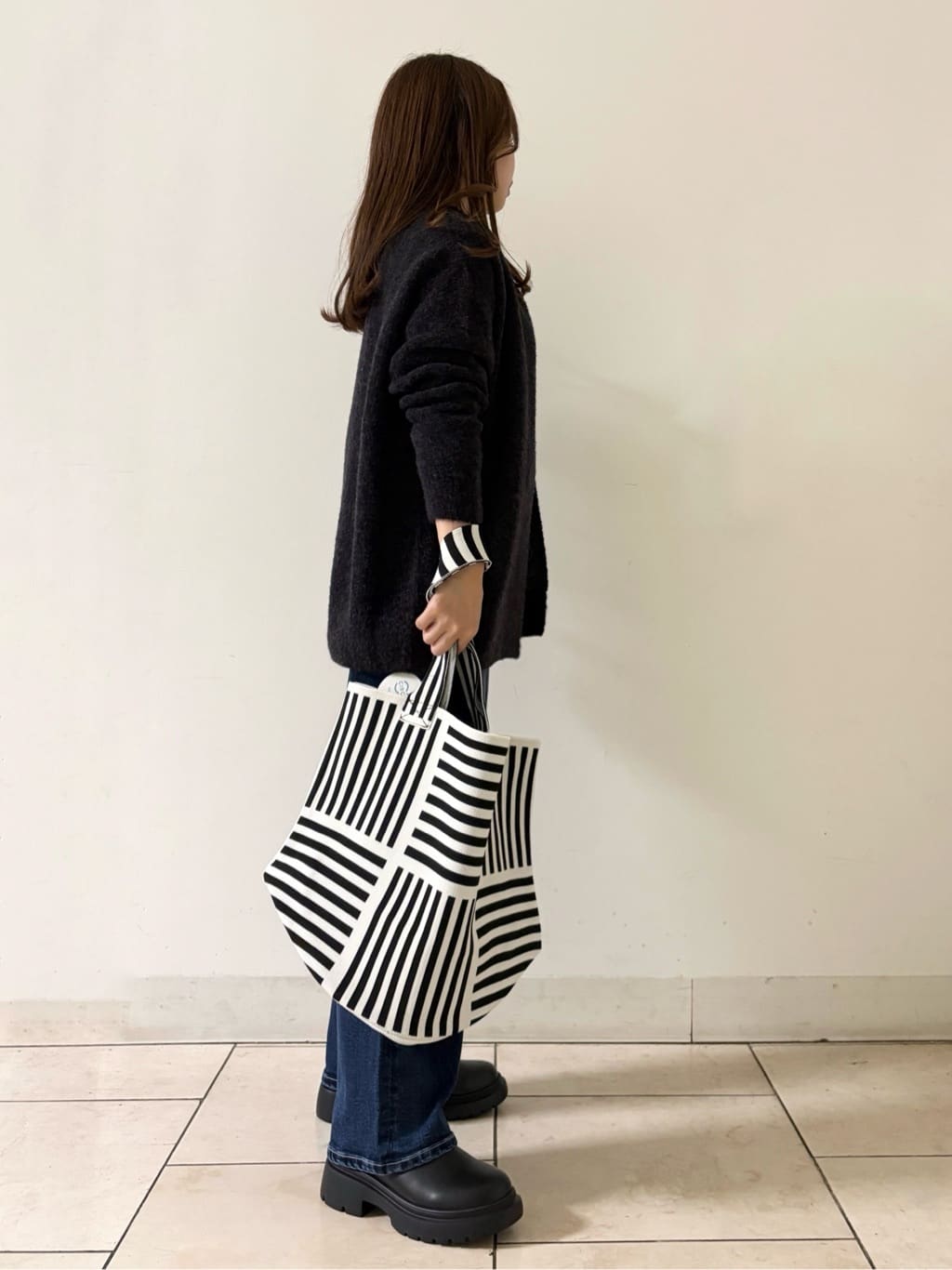 kahoさんの「INDIVI｜デザインリング ショートネックレス」を使ったコーディネート