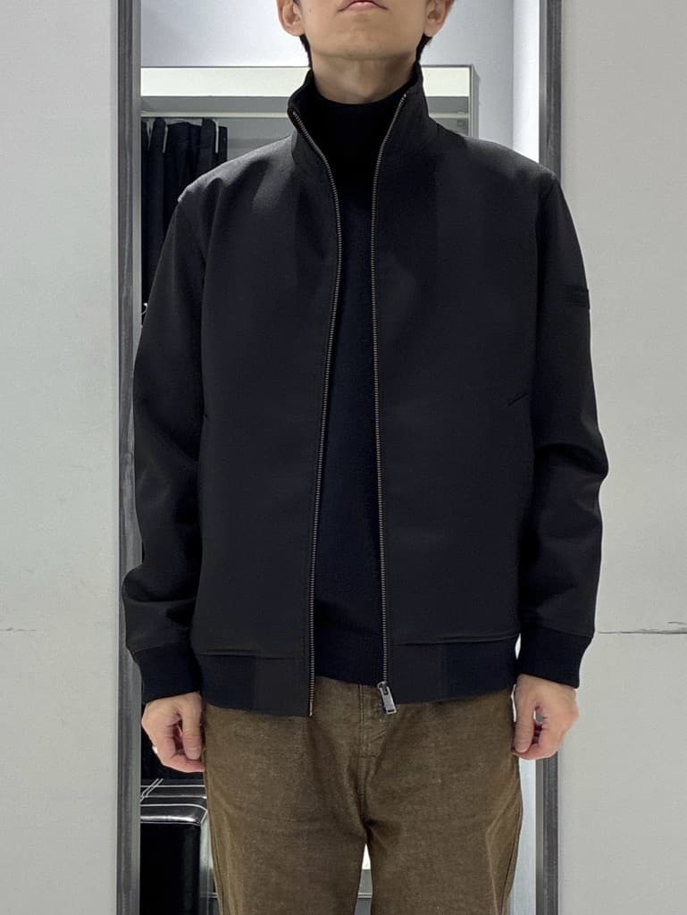 わいずみさんの「TAKEO KIKUCHI｜【JUST ONE LAYER】ダウンファブリック ジップアップ リブ ブルゾン」を使ったコーディネート