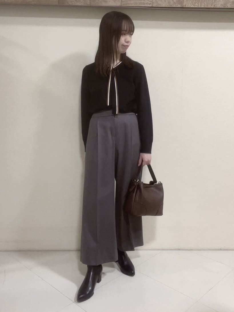 yukaさんの「Reflect｜【腰周りすっきり◎】ワイドクロップドパンツ」を使ったコーディネート