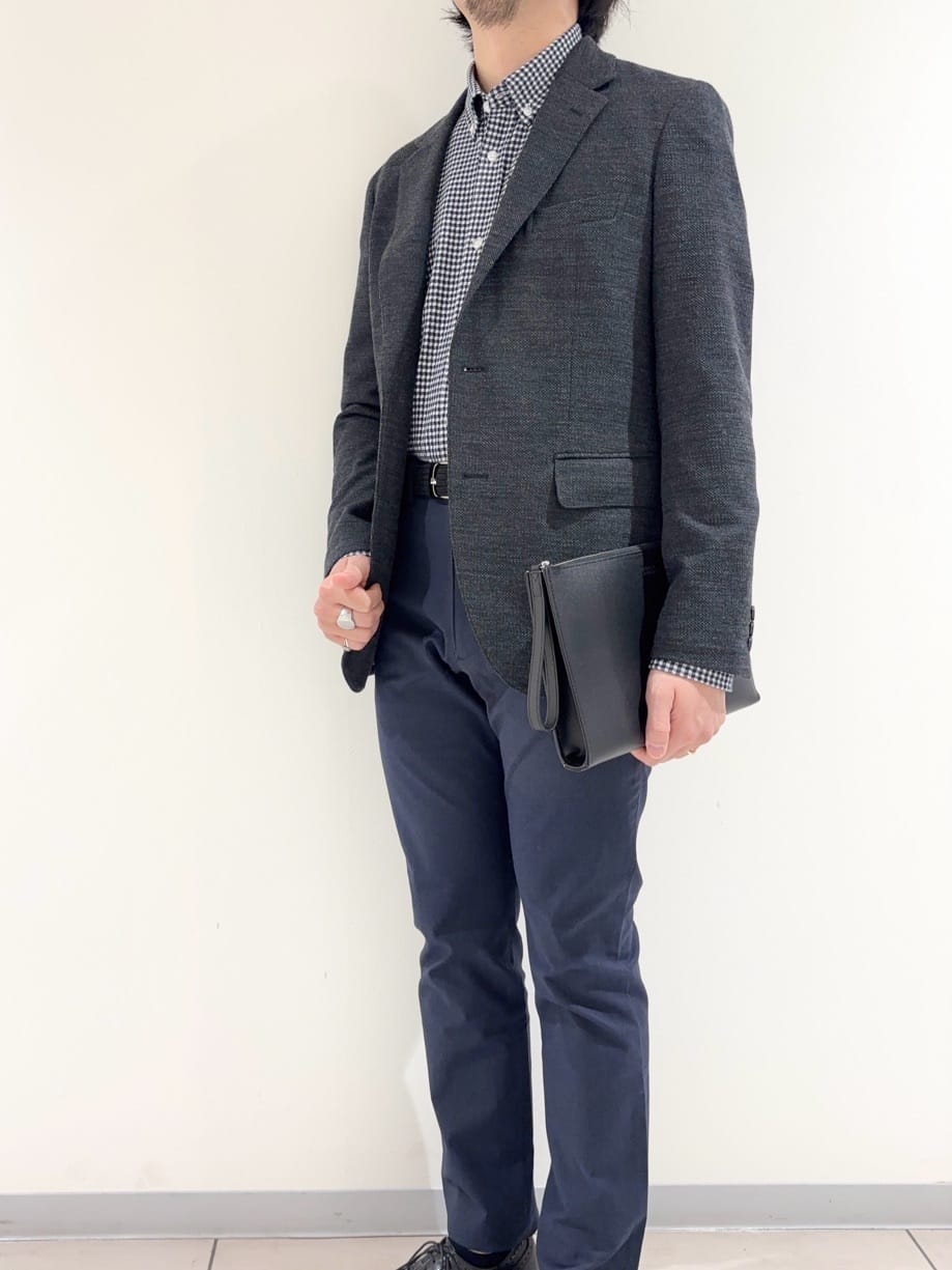 及川さんの「TAKEO KIKUCHI｜【Sサイズ～】ラッセルメッシュ ジャケット」を使ったコーディネート