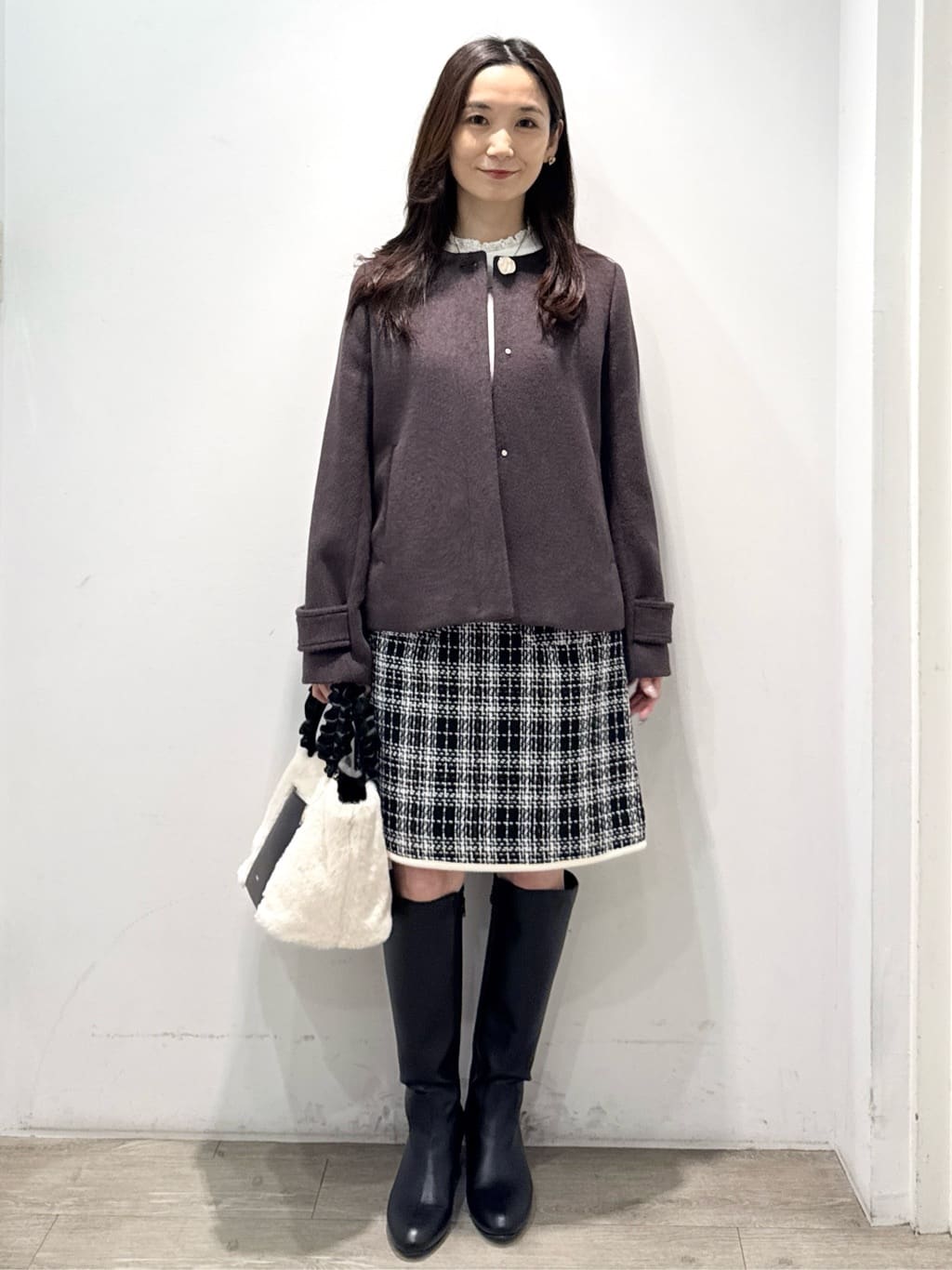 yuicciさんの「OPAQUE.CLIP｜メタル&times;フェイクパール Y字ラリエットネックレス」を使ったコーディネート