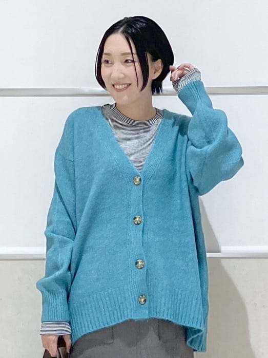 eriko さんの「Dessin｜【セットアップ可・洗える】マシュマロスウェードスカート」を使ったコーディネート