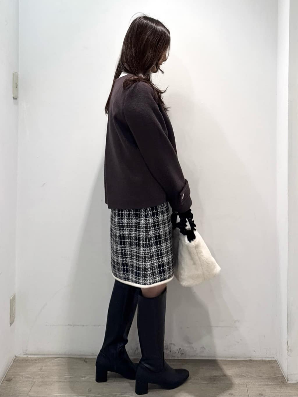 yuicciさんの「OPAQUE.CLIP｜メタル&times;フェイクパール Y字ラリエットネックレス」を使ったコーディネート