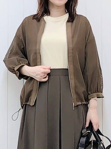 itoさんの「Dessin｜【洗える】メッシュシアージャケット」を使ったコーディネート