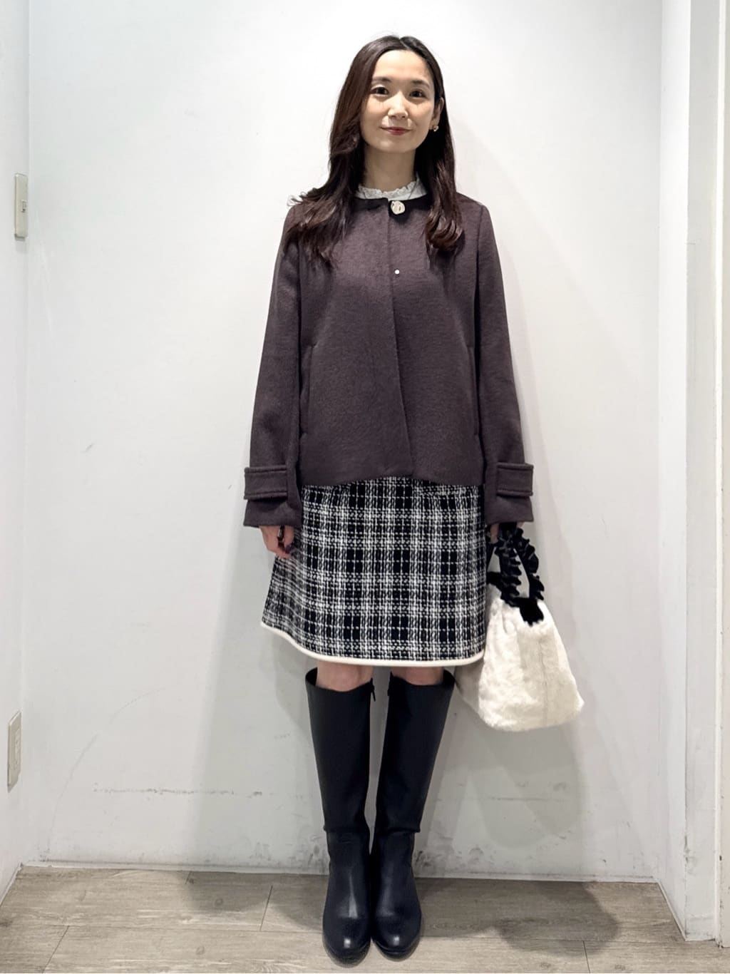 yuicciさんの「OPAQUE.CLIP｜メタル&times;フェイクパール Y字ラリエットネックレス」を使ったコーディネート