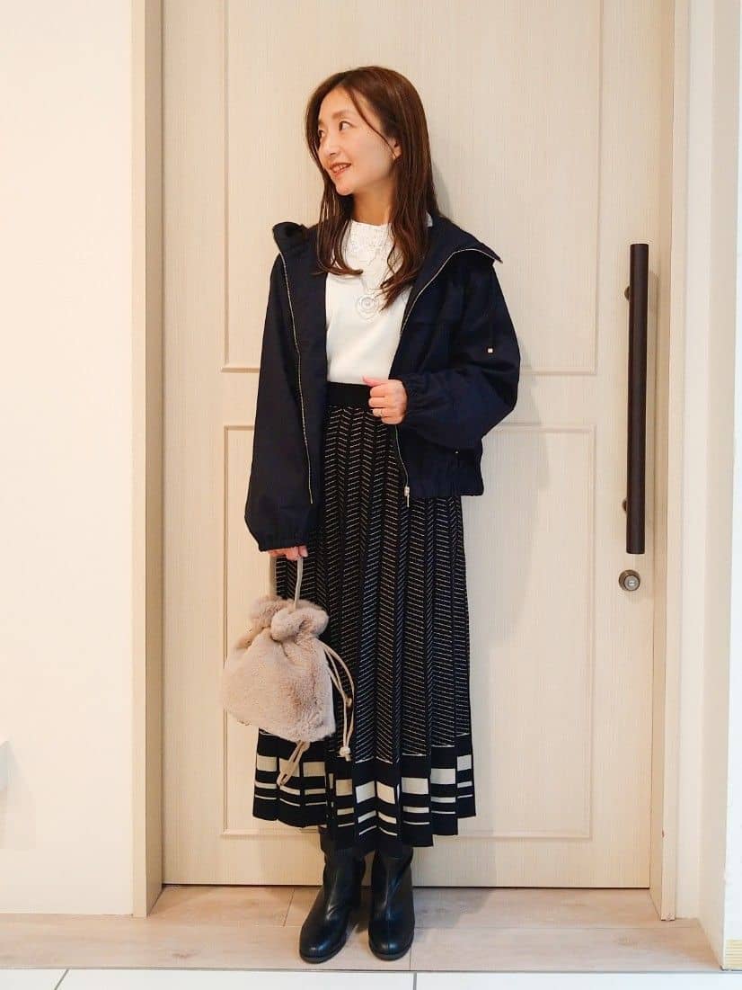 mi-saさんの「SHOO･LA･RUE｜ストレッチブーツ」を使ったコーディネート