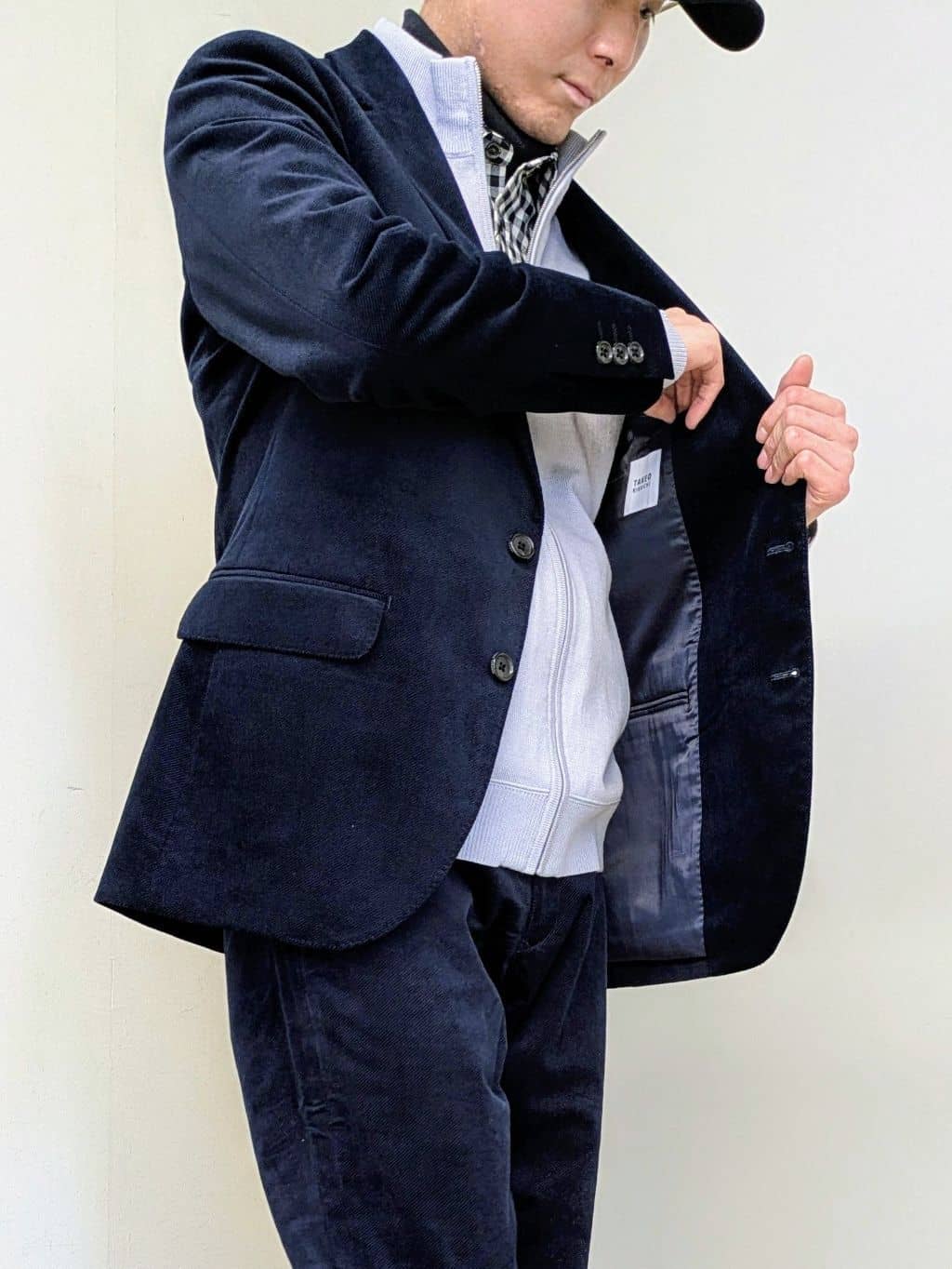 ryoさんの「TAKEO KIKUCHI｜【Sサイズ～】ストレッチコーデュロイ ジャケット」を使ったコーディネート