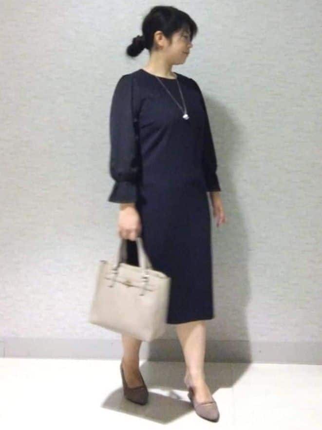 sakoさんの「Reflect｜【SS-4Lサイズ／通勤／セットアップ可】ノーカラージャケット」を使ったコーディネート