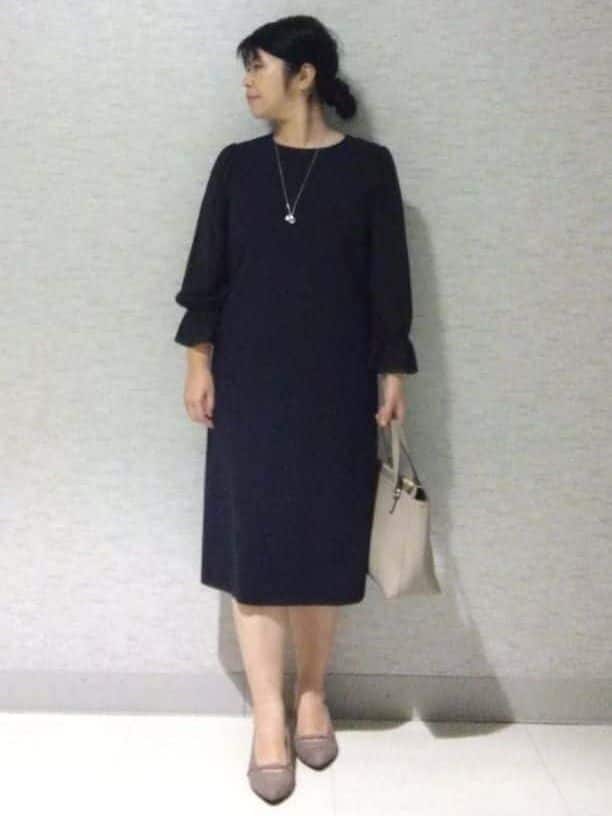 sakoさんの「Reflect｜【SS-4Lサイズ／通勤／セットアップ可】ノーカラージャケット」を使ったコーディネート