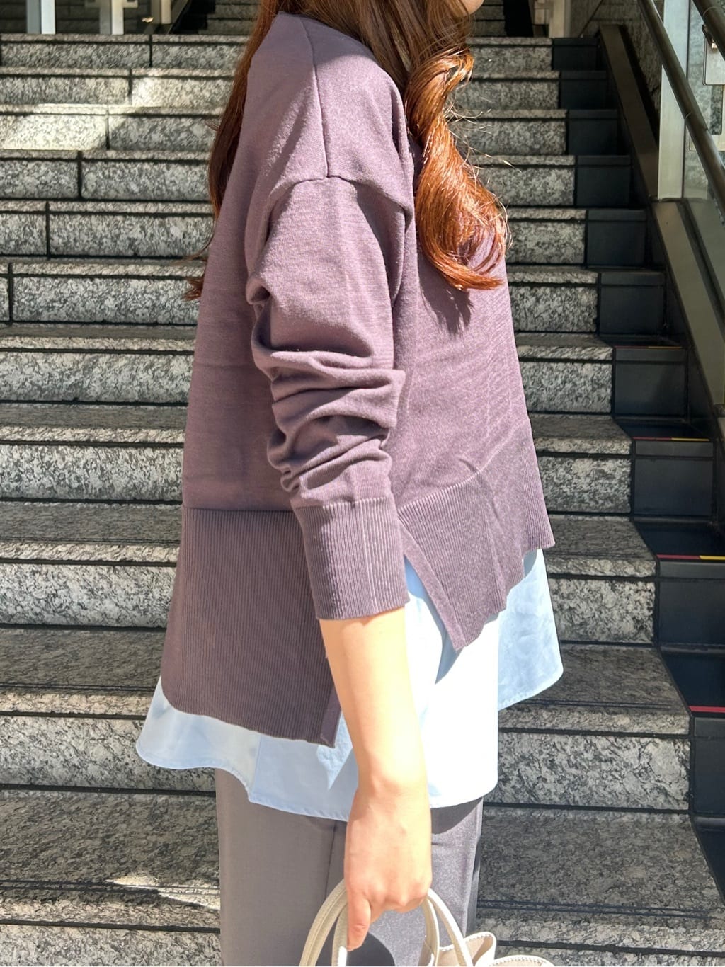 Risaさんの「OPAQUE.CLIP｜《ツインセット》リラクシーサイドスリットニット&times;ドッキングタンク【洗濯機洗い可】」を使ったコーディネート