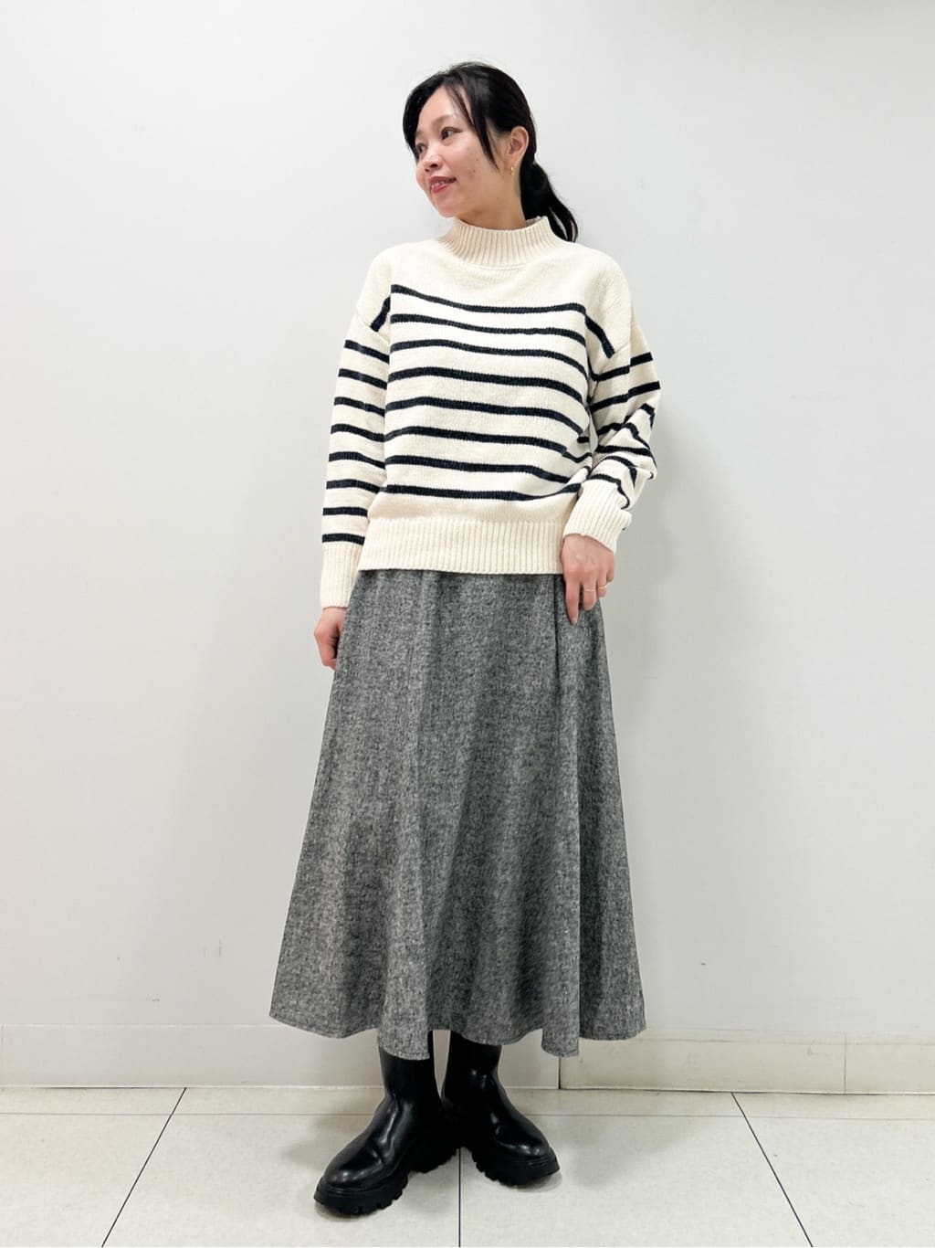 Kaiさんの「Dessin｜【撥水・2WAY】ミュラーダウンコートミドル丈」を使ったコーディネート