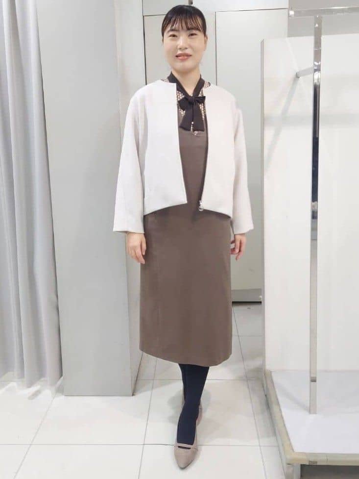 AZUSAさんの「Reflect｜【レイヤードに◎】ボウタイプリントブラウス」を使ったコーディネート