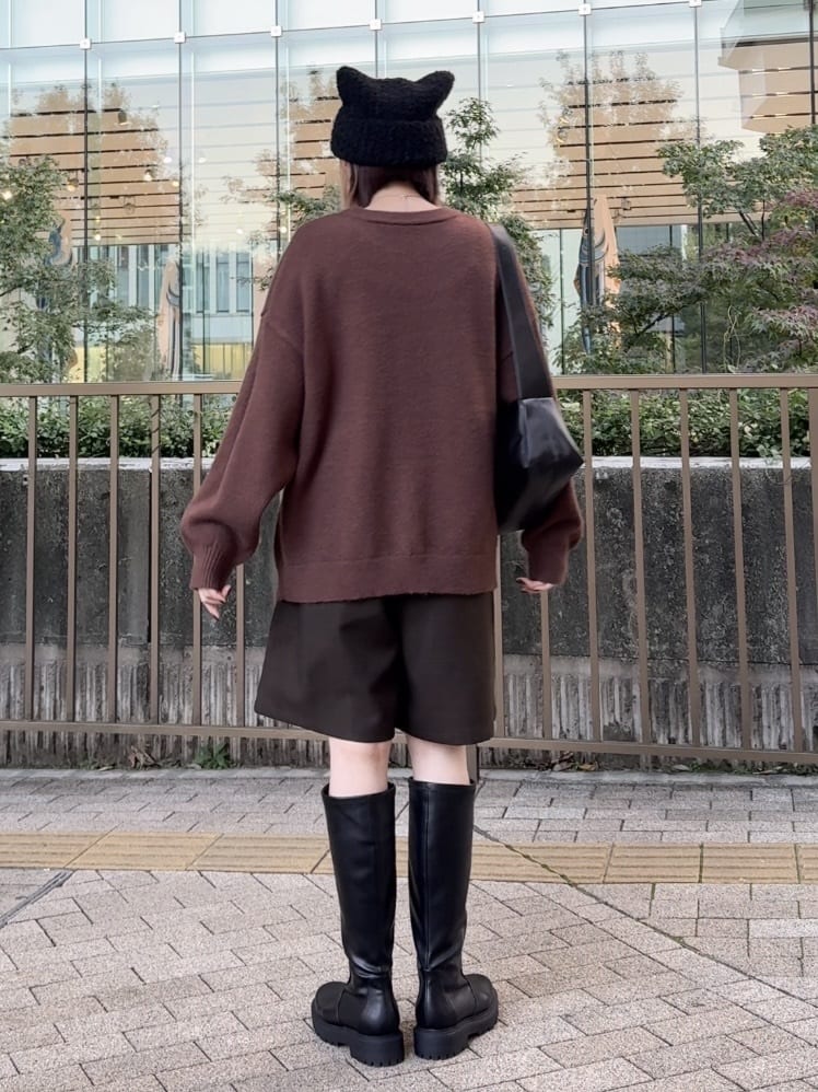 𝐜𝐡𝐢𝐤𝐚さんの「SHOO･LA･RUE｜ストレッチロングブーツ」を使ったコーディネート