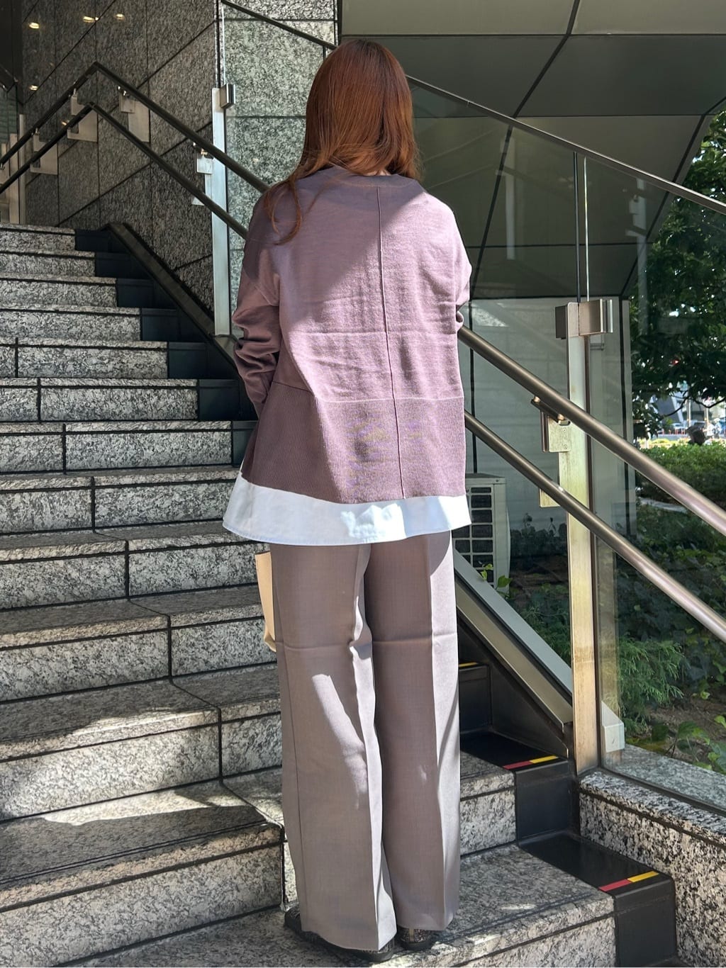Risaさんの「OPAQUE.CLIP｜《ツインセット》リラクシーサイドスリットニット&times;ドッキングタンク【洗濯機洗い可】」を使ったコーディネート