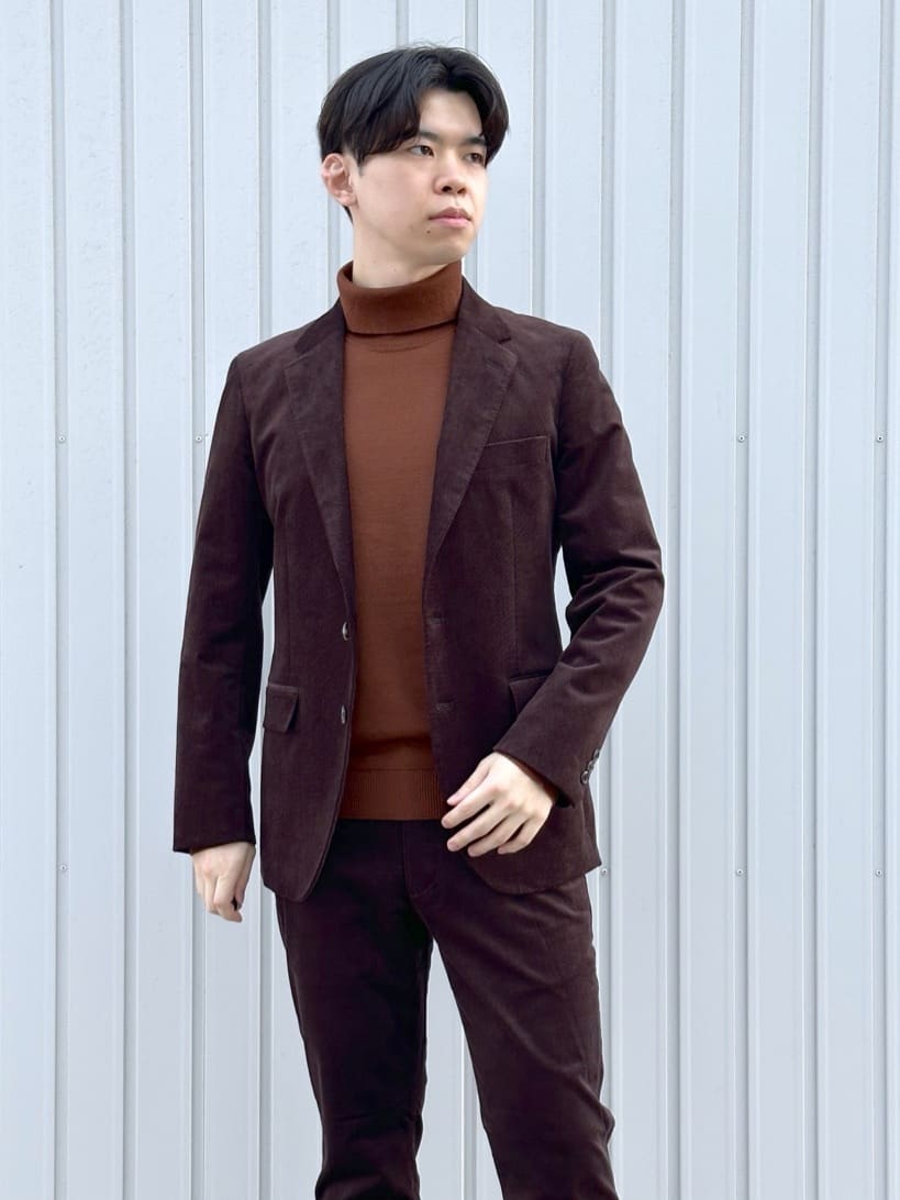 イッシーさんの「TAKEO KIKUCHI｜【Sサイズ～】ストレッチコーデュロイ ジャケット」を使ったコーディネート