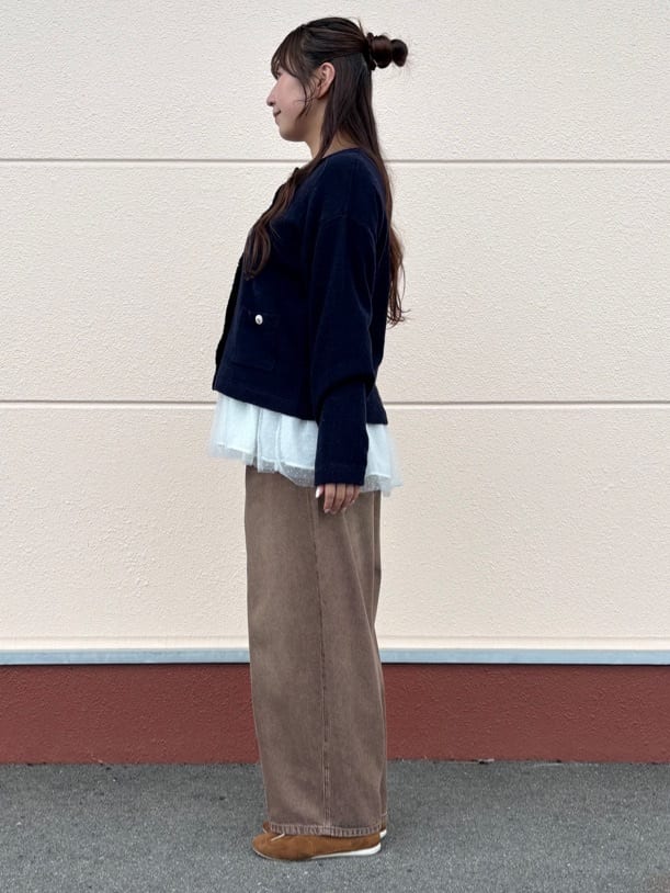 Haruさんの「SHOO･LA･RUE｜裾フリルレイヤードトップス」を使ったコーディネート