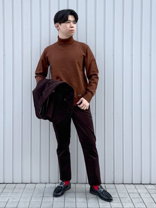 イッシーさんの「TAKEO KIKUCHI｜【Sサイズ～】ストレッチコーデュロイ ジャケット」を使ったコーディネート