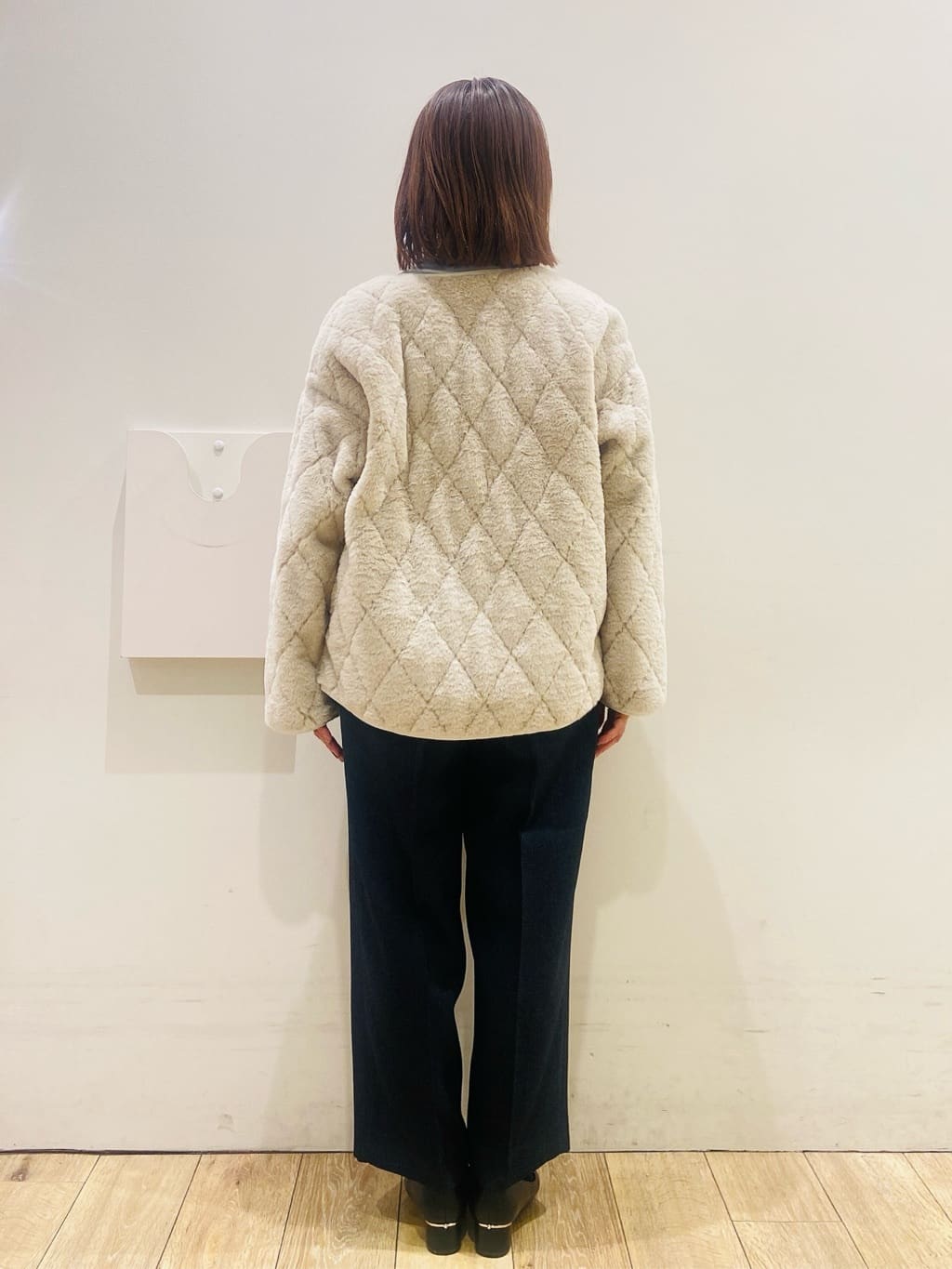 YUKOさんの「index｜サイドリボンバイカラーニット【洗濯機OK】」を使ったコーディネート