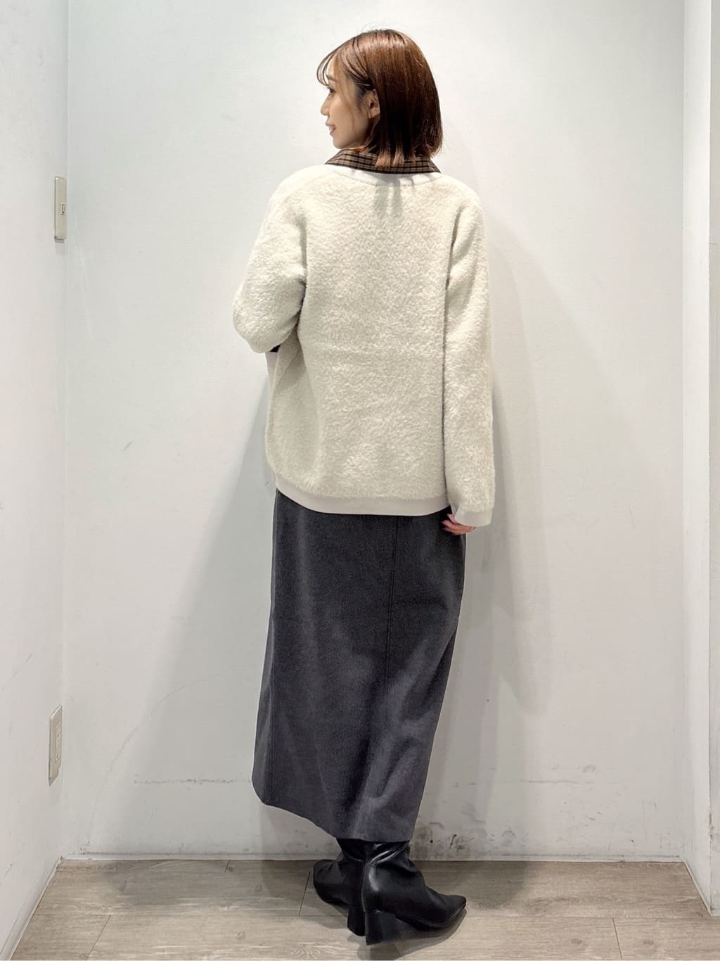 ぶまりんさんの「OPAQUE.CLIP｜チェック柄レギュラーシャツ【洗濯機OK】」を使ったコーディネート