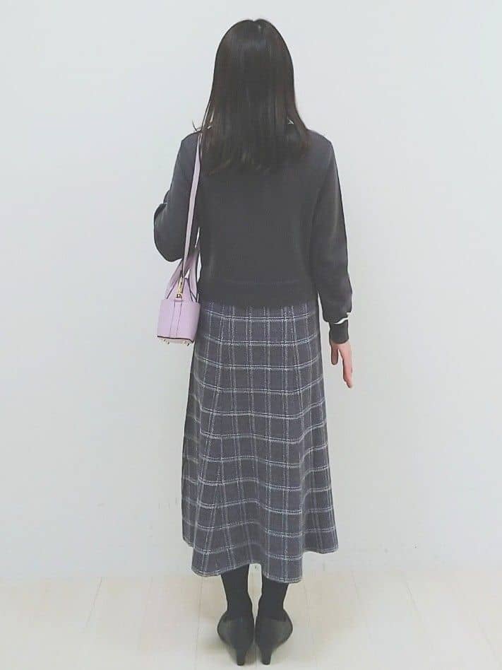 SANAさんの「Reflect｜【SS-4Lサイズ／衿が顔に当たらない◎】スタンドネックミドルコート」を使ったコーディネート