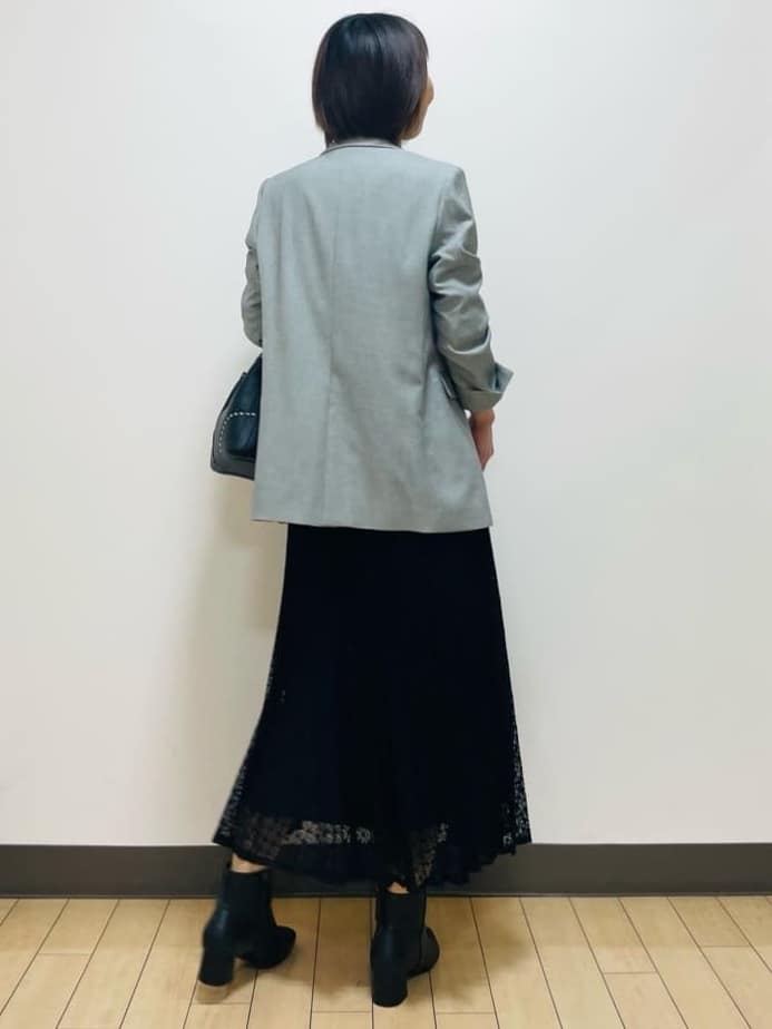 Riiさんの「Reflect｜【透けにくい◎】衿付き七分袖ニット」を使ったコーディネート