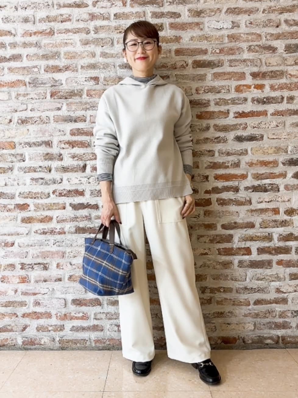 Yasucoさんの「Dessin｜ダンボールジップブルゾン」を使ったコーディネート