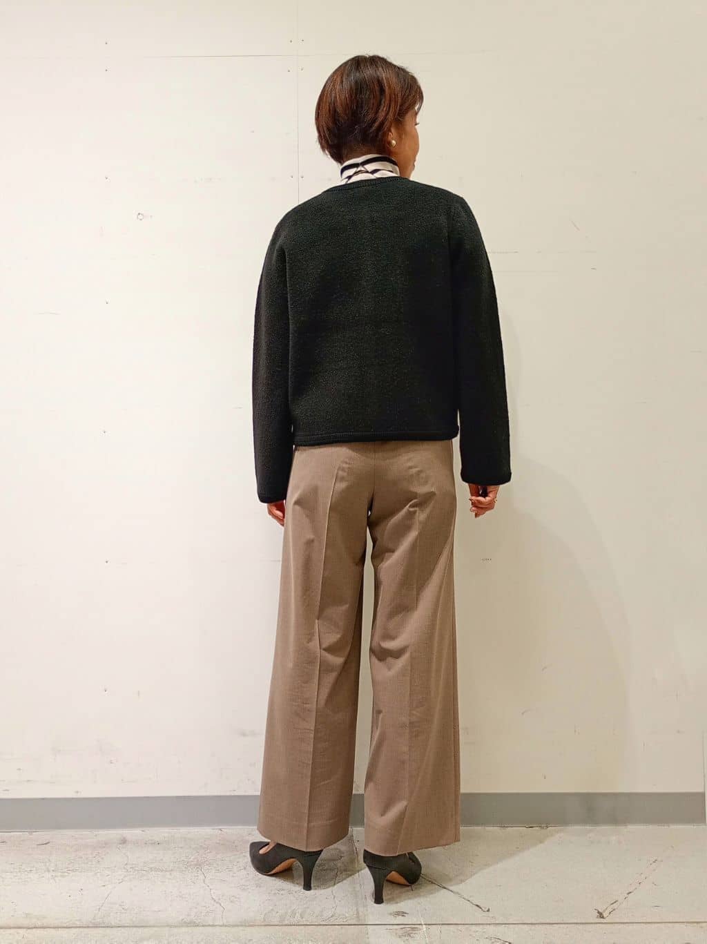 Kさんの「INDIVI｜【SETUP可能／Iライン】ダンボールジャージスカート」を使ったコーディネート