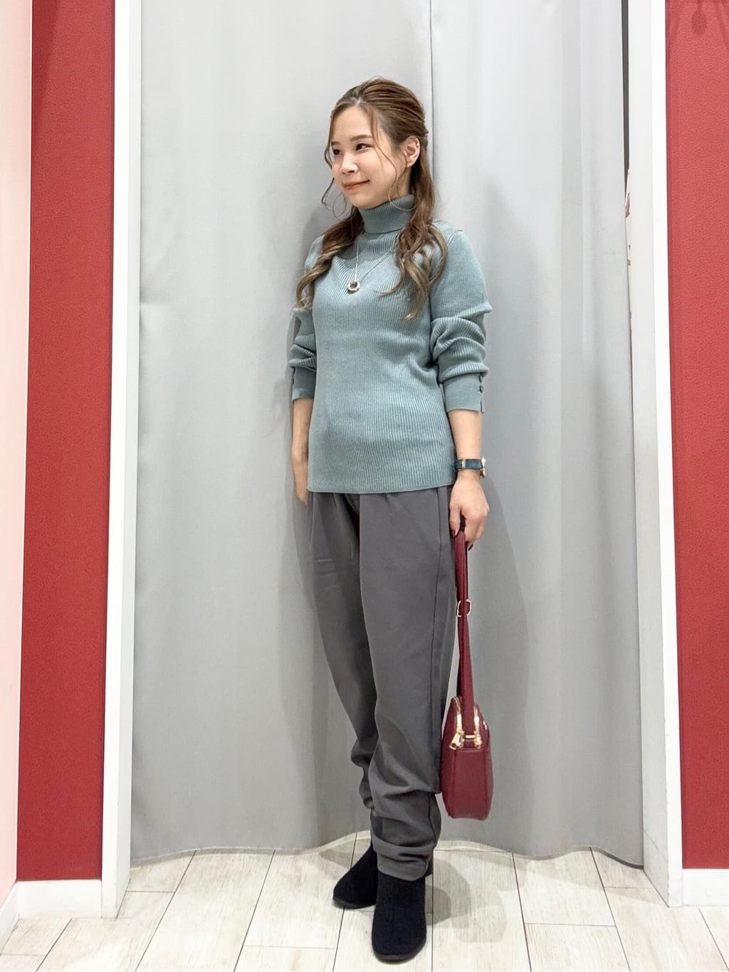shioさんの「SHOO･LA･RUE｜【S-LL/股上深め】裏起毛スマートイージーパンツ」を使ったコーディネート