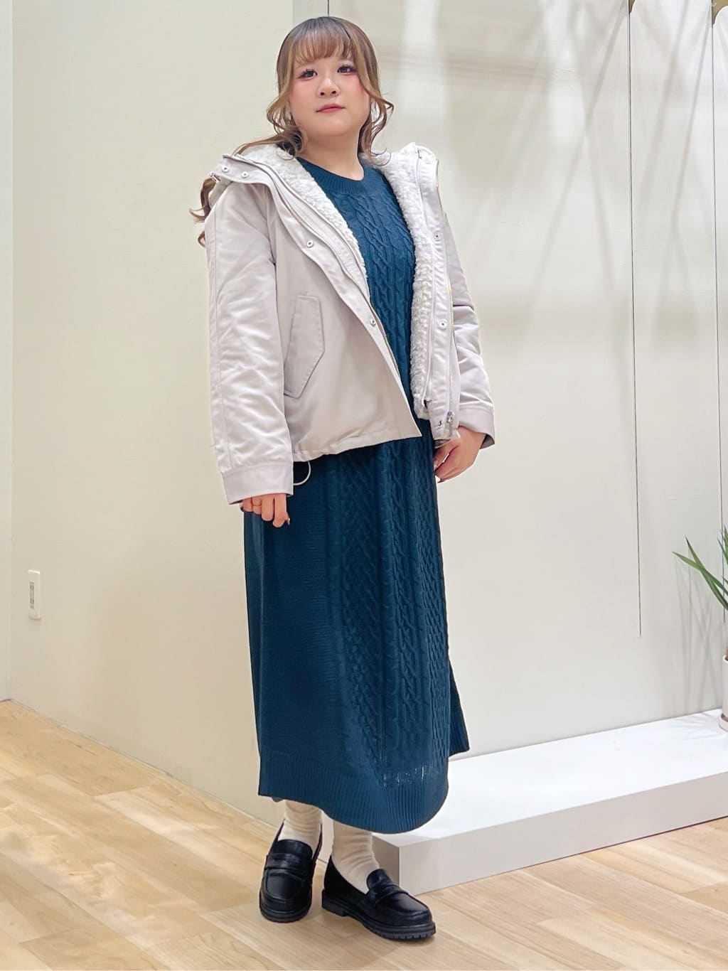 みことさんの「grove｜【名品アウター/3WAY・はっ水】ボアライナー付マウンテンパーカ」を使ったコーディネート