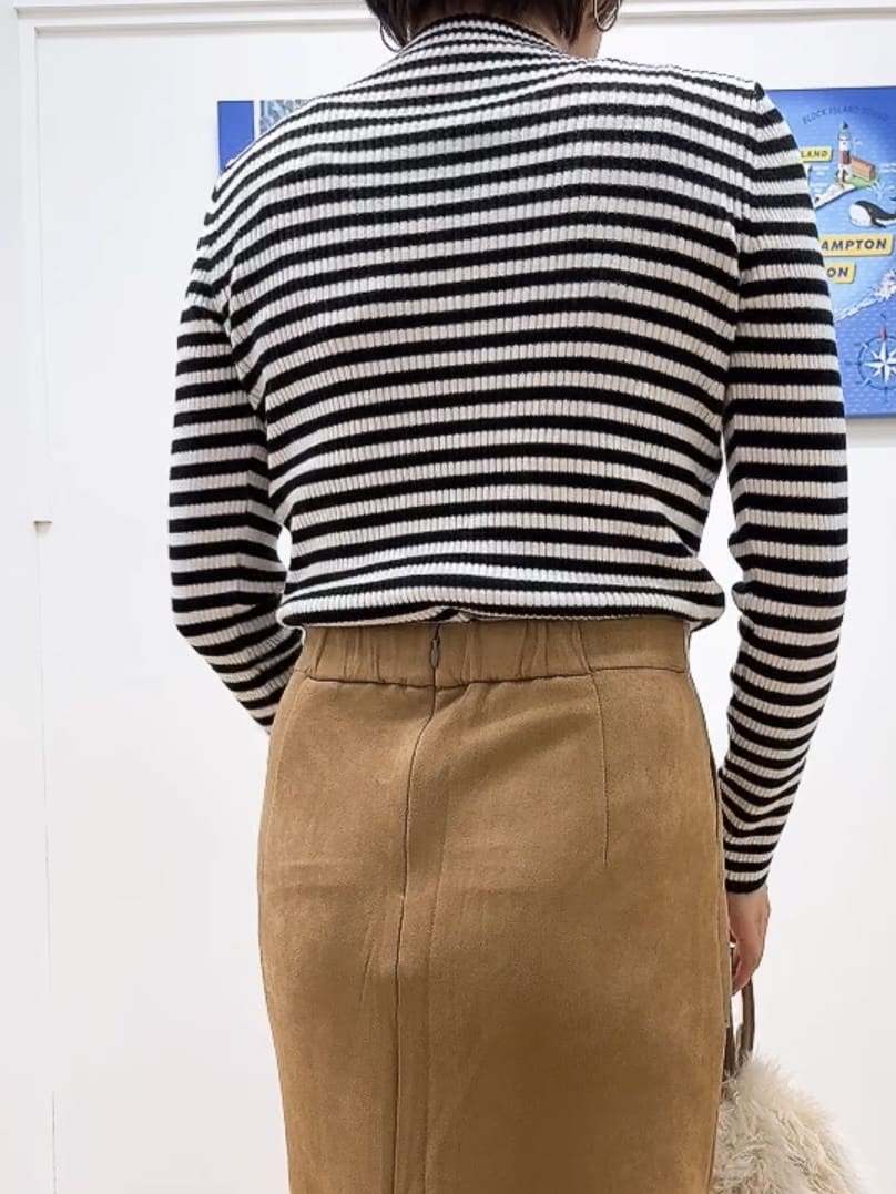 Hamaさんの「Dessin｜【洗える】リブタートルネックニット」を使ったコーディネート