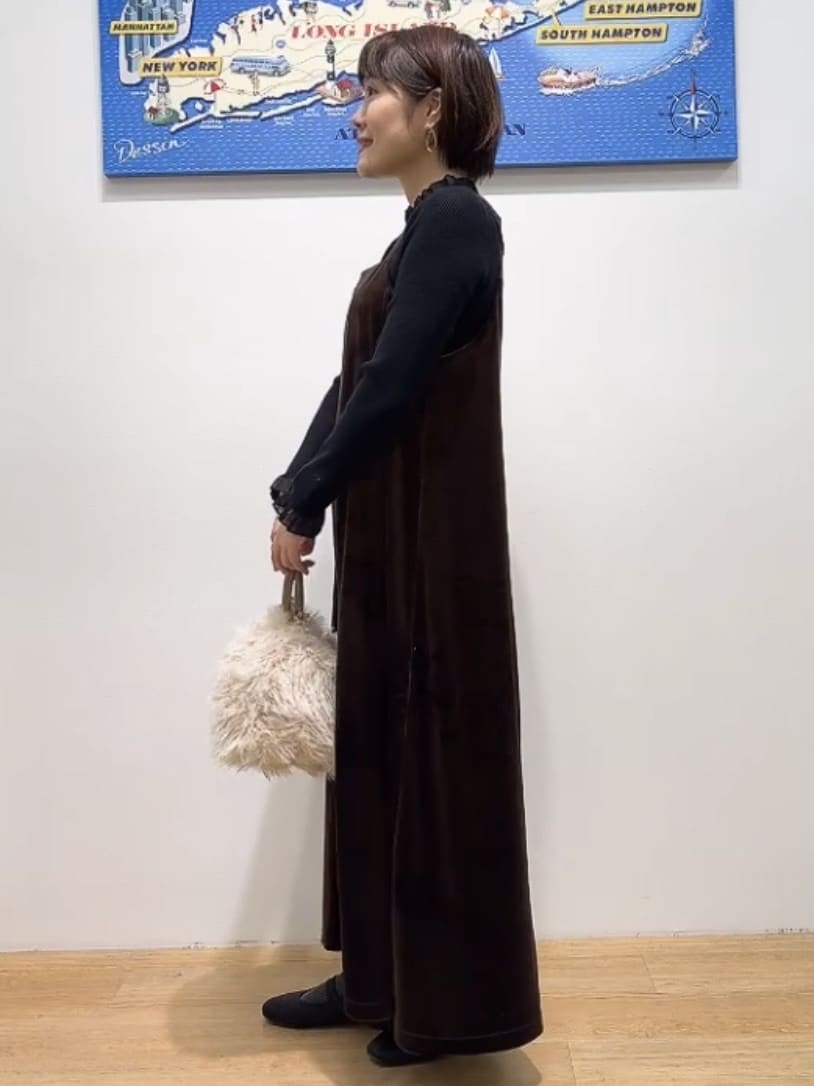 Hamaさんの「Dessin｜【洗える】オーガンジーフリルニット」を使ったコーディネート