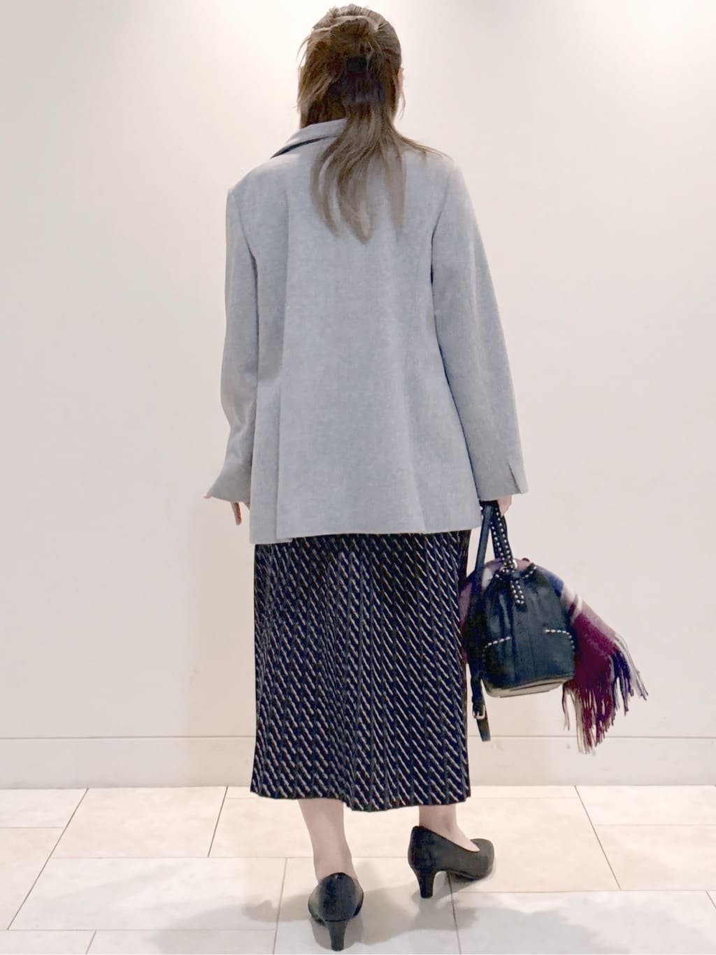 S&auml;K&iuml;さんの「Reflect｜【SS-4Lサイズ／衿が顔に当たらない◎】スタンドネックミドルコート」を使ったコーディネート