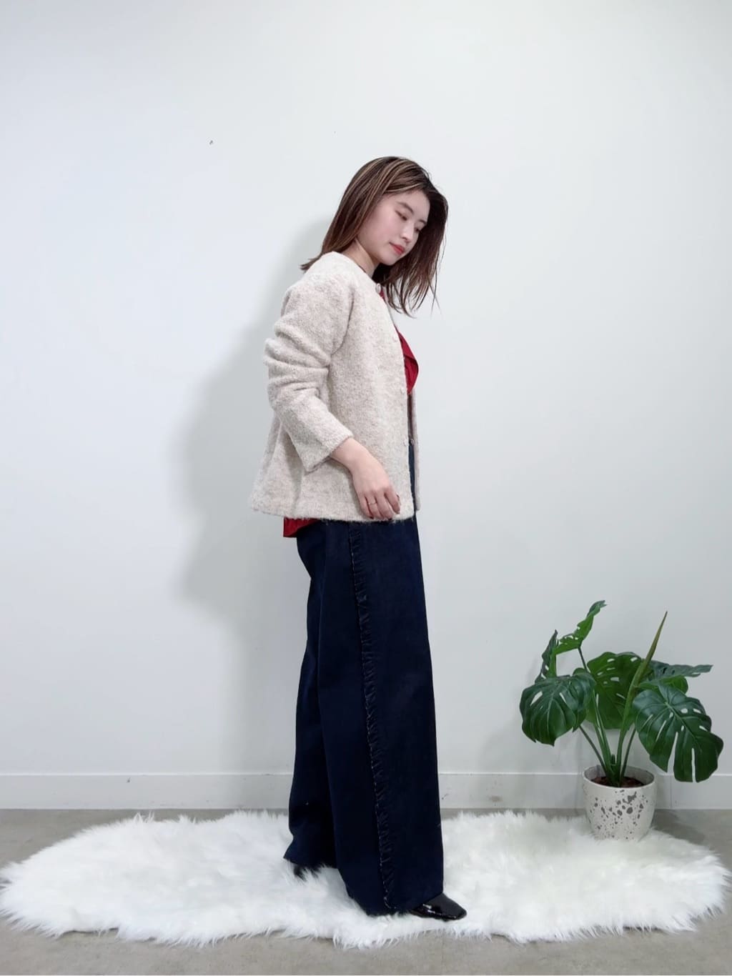 Suma Una本部スタッフさんの「SunaUna｜【COLLECTION LINE】フリルデニム」を使ったコーディネート