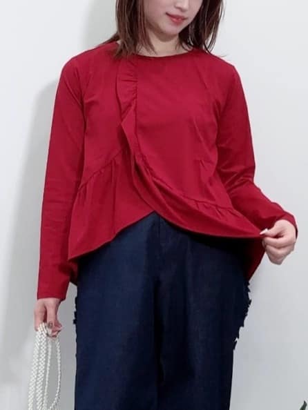 Suma Una本部スタッフさんの「SunaUna｜【COLLECTION LINE】フリルデニム」を使ったコーディネート