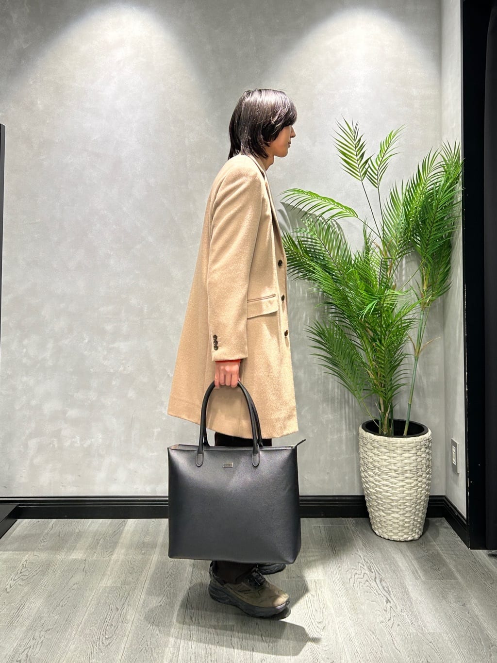 ruiさんの「TAKEO KIKUCHI｜カシミヤブレンド ビーバー調チェスターコート」を使ったコーディネート