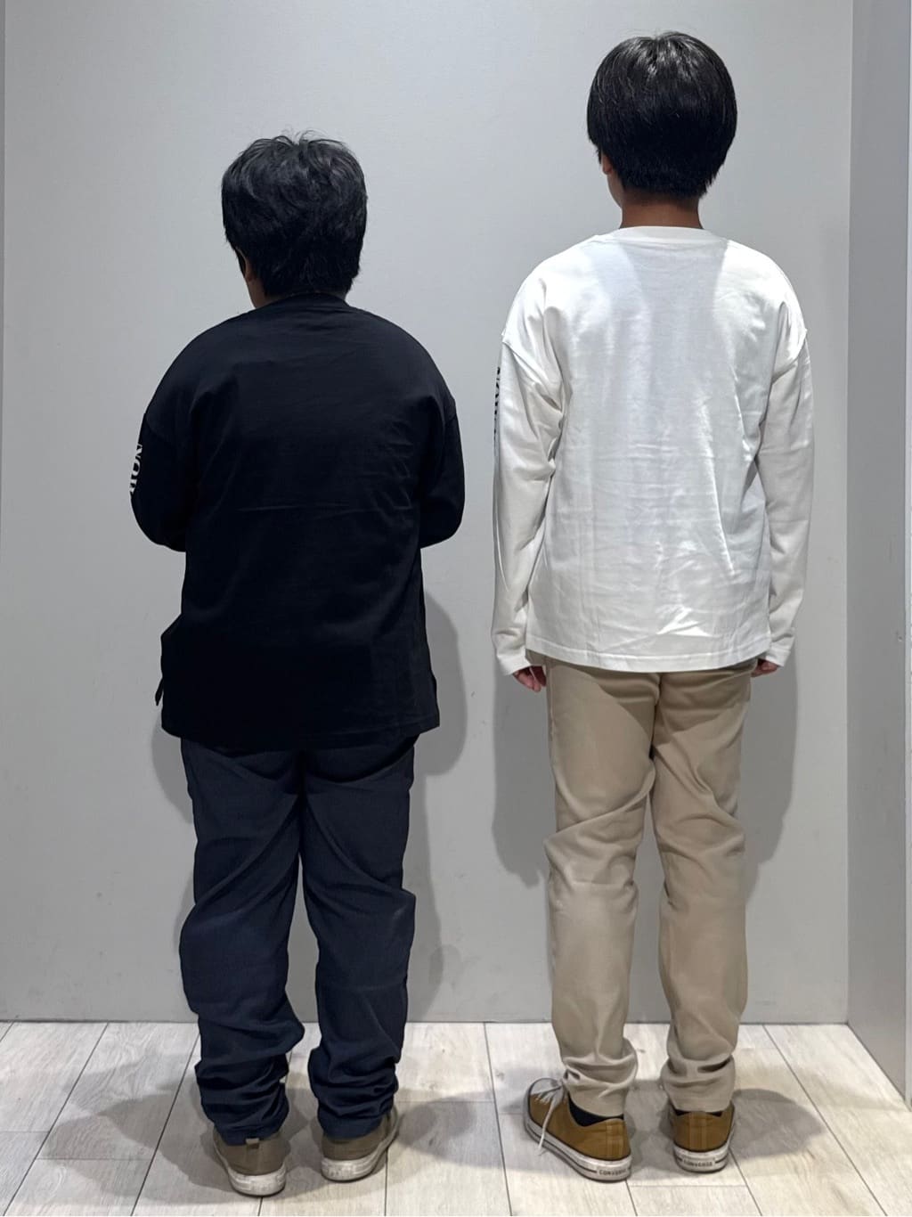kuboさんの「THE SHOP TK｜【110－160／6色展開】コットン長袖Ｔシャツ/洗濯機OK」を使ったコーディネート
