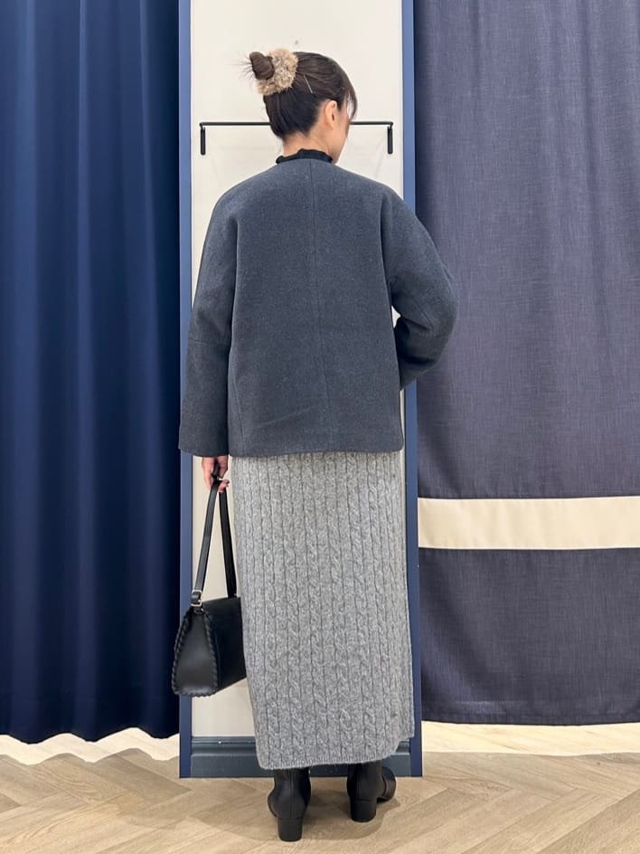 Orikaさんの「grove｜【ウール混】軽やかに羽織れるショートコート」を使ったコーディネート