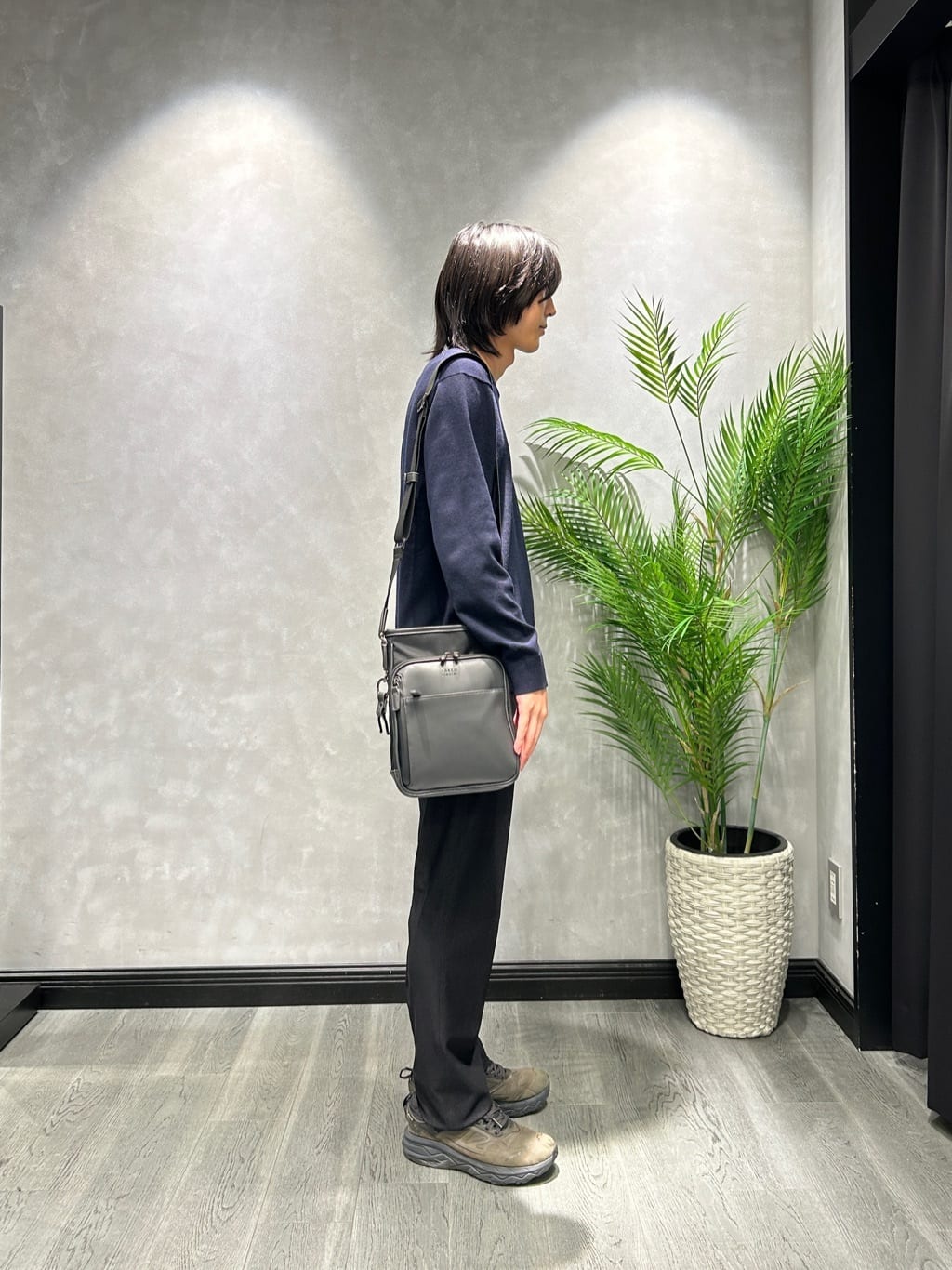 ruiさんの「TAKEO KIKUCHI｜【Sサイズ～】アンチピリング テーラードネック ニット」を使ったコーディネート