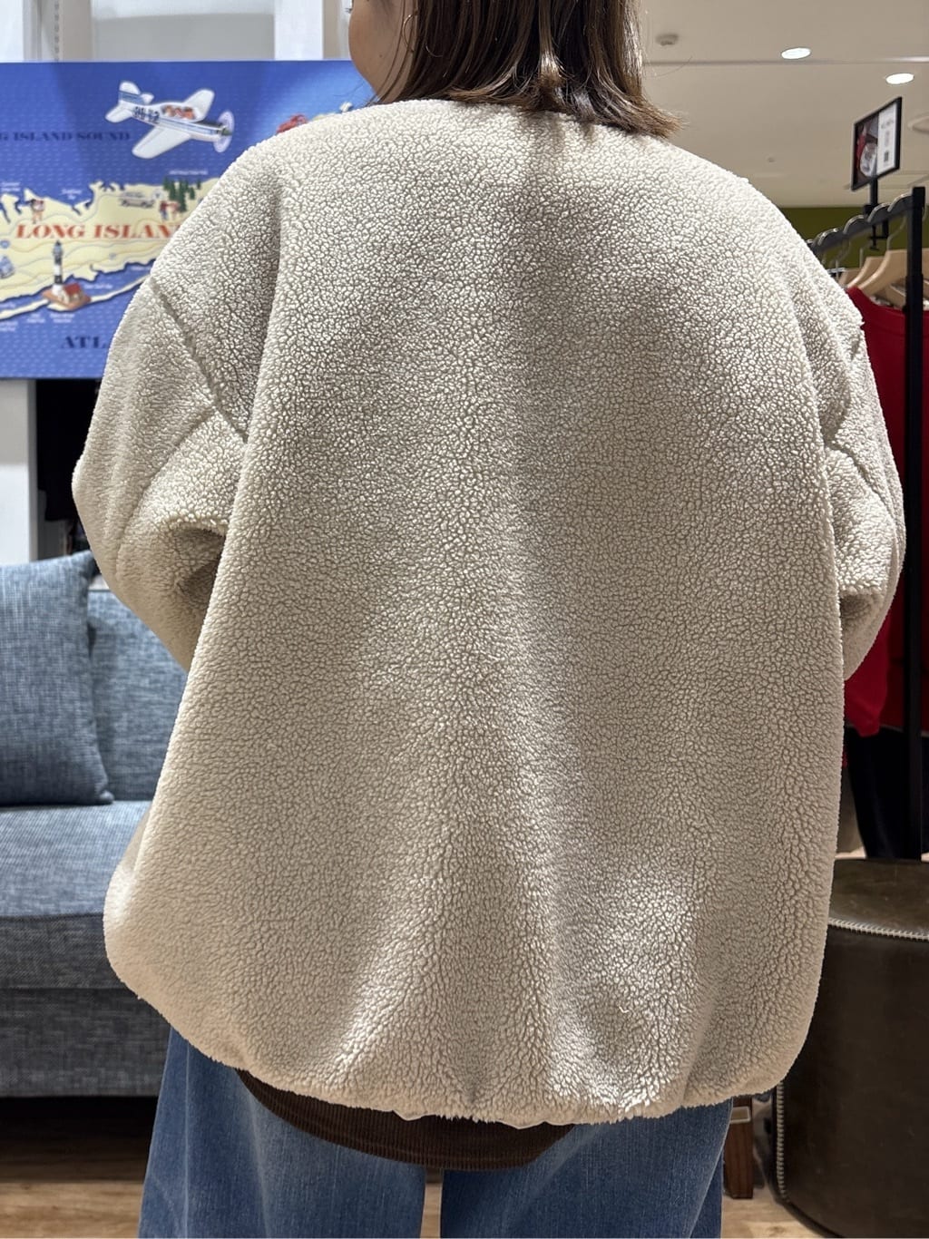 risaさんの「Dessin｜【2WAY】リバーシブルタフタボアアウター」を使ったコーディネート